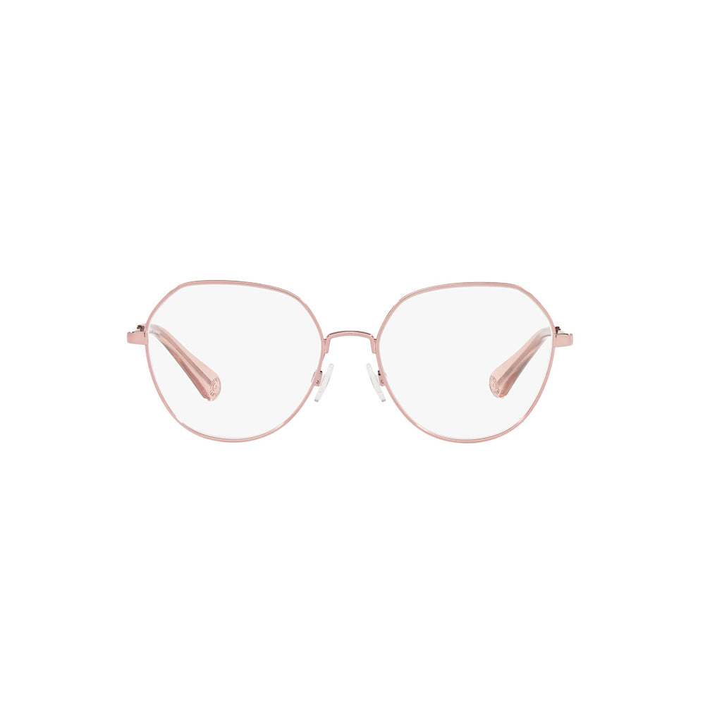 Gafas de vista Kipling 1117, para mujer, aro completo, metálicas, con lente de forma irregular, color rosado