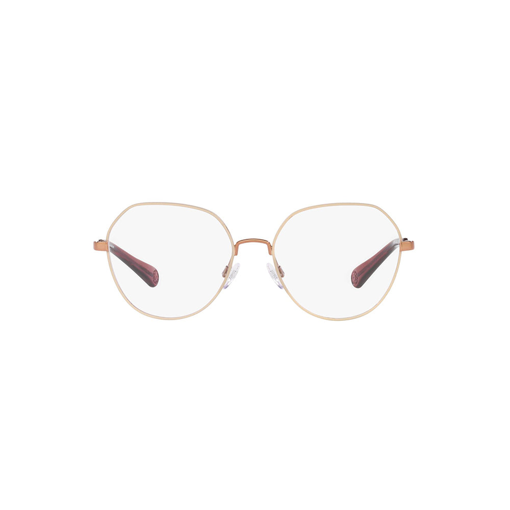 Gafas de vista Kipling 1117, para mujer, aro completo, metálicas, con lente de forma irregular, color dorado.