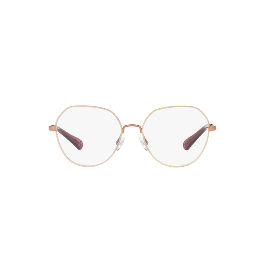 Gafas de vista Kipling 1117, para mujer, aro completo, metálicas, con lente de forma irregular, color dorado.