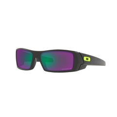 Gafas de sol para hombre Oakley 9014, montura aro completo  - Inyectadas color negro, con lente morado.