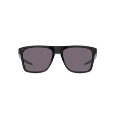 Gafas de Sol Oakley 9100, para hombre, en inyectada, de forma rectangular aro completo, de color negro, con lente Prizm morado.