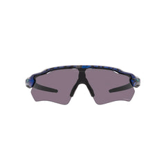 Gafas de Sol Oakley 9208, para hombre, en inyectada, de forma rectangular semi-completa, de color negro y morado, con lente Prizm gris