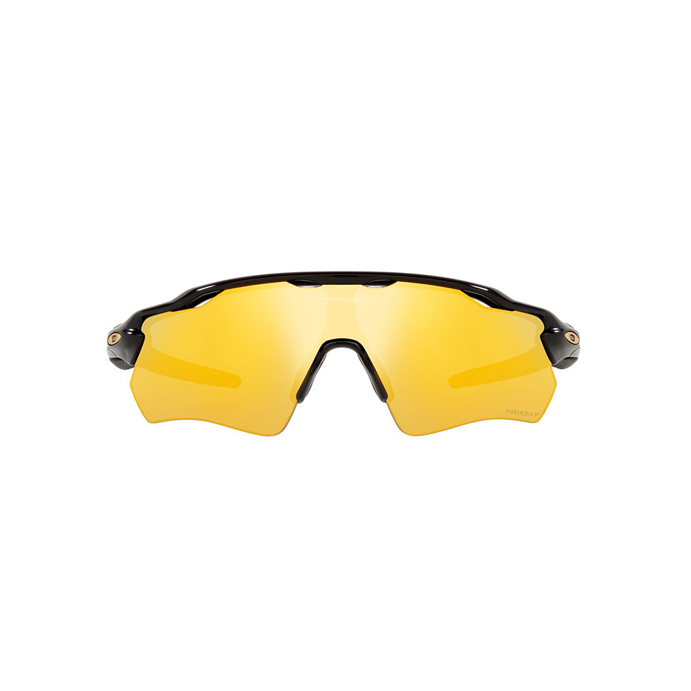 Gafas de Sol Oakley 9208, para hombre, en inyectada, de forma rectangular semi-completa, de color negro, con lente Prizm dorado