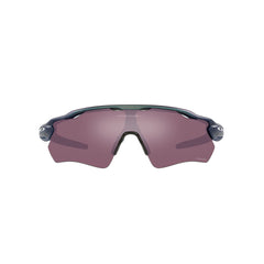 Gafas de Sol Oakley 9208, para hombre, en inyectada, de forma rectangular semi-completa, de color azul oscuro, con lente Prizm morado