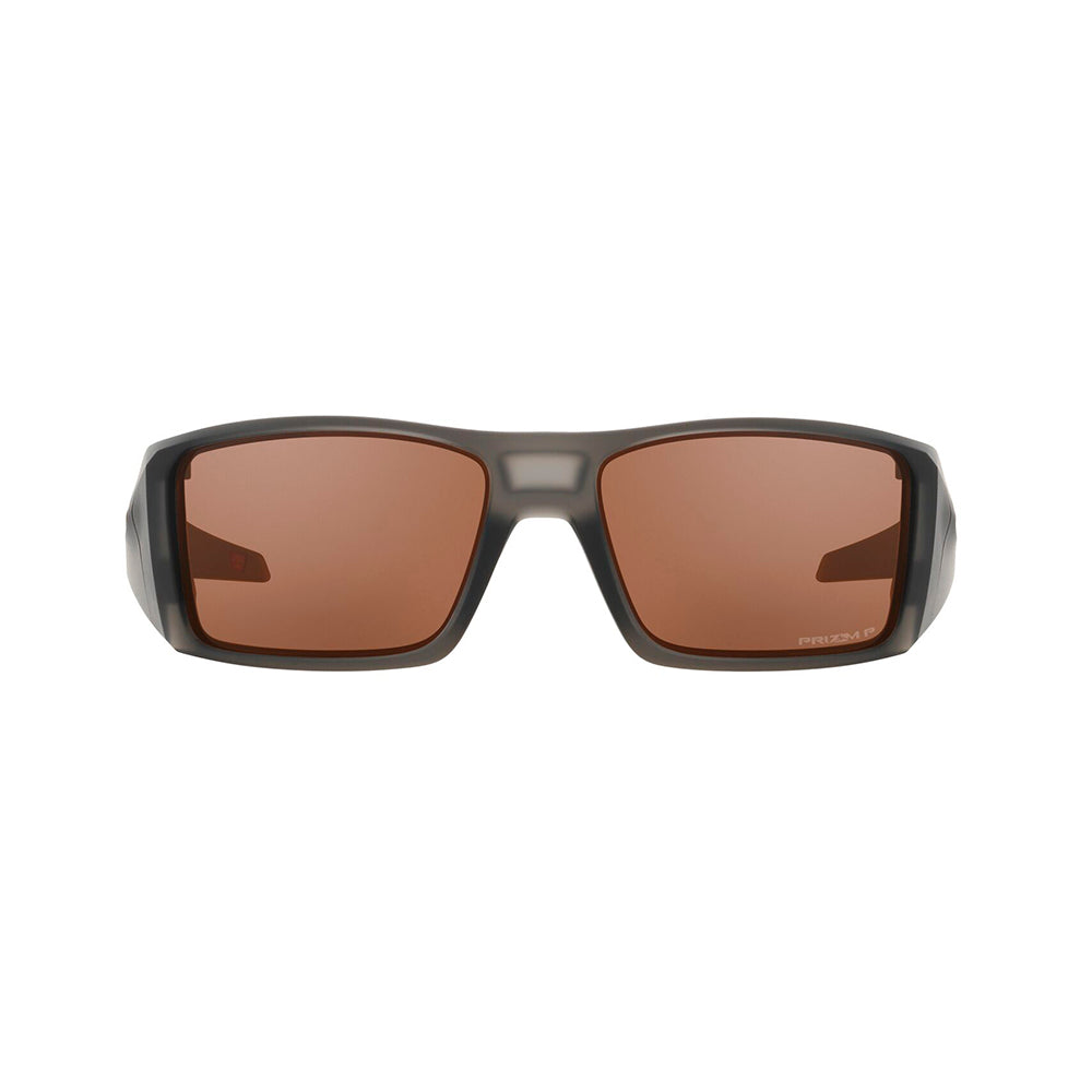 Gafas de Sol para Hombre Oakley 9231- Inyectada, forma rectangular, de color gris, con lente café.
