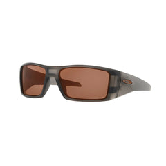 Gafas de Sol para Hombre Oakley 9231- Inyectada, forma rectangular, de color gris, con lente café.