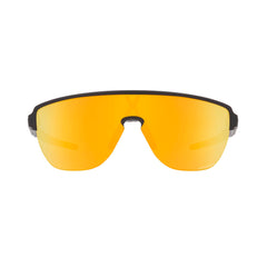 Gafas de Sol Oakley 9248, para hombre, en inyectada, de forma rectangular semi-completa, de color negro, con lente Prizm dorado.