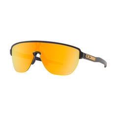 Gafas de Sol Oakley 9248, para hombre, en inyectada, de forma rectangular semi-completa, de color negro, con lente Prizm dorado.