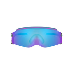 Gafas de sol para Hombre Oakley 9455 Kato - inyectadas, aro completo, color negro lente morado azul.