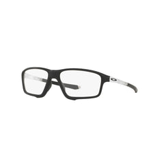 Gafas de vista Oakley 8076 para hombre, inyectadas, aro completo, forma cuadrada, de color negro.