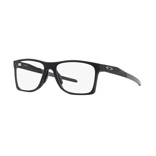 Gafas de Vista para Hombre Oakley 8173 - Inyectadas, cuadradas de color negro.