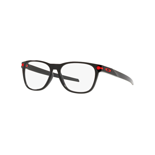 Gafas de Vista para Hombre Oakley 8177 - Inyectada, Montura aro completo, de color negro y rojo.