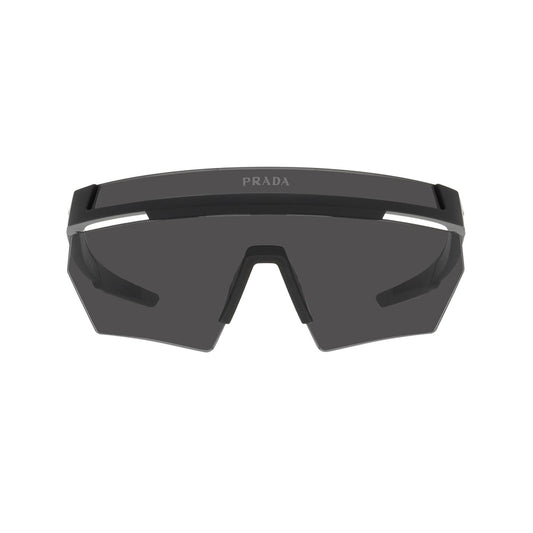 Gafas De Sol Prada 01YS para hombre, en inyectada, tipo de montura careta con lente Espejado, de color negro.