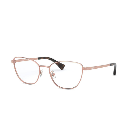 Gafas de Vista para Mujer Ralph 6046 - Metálicas, Aro Completo, Montura agatada, de color Oro Rosado.