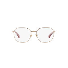Gafas de vista Ralph 6051, para mujer, aro completo, metálicas, de color oro rosa. 