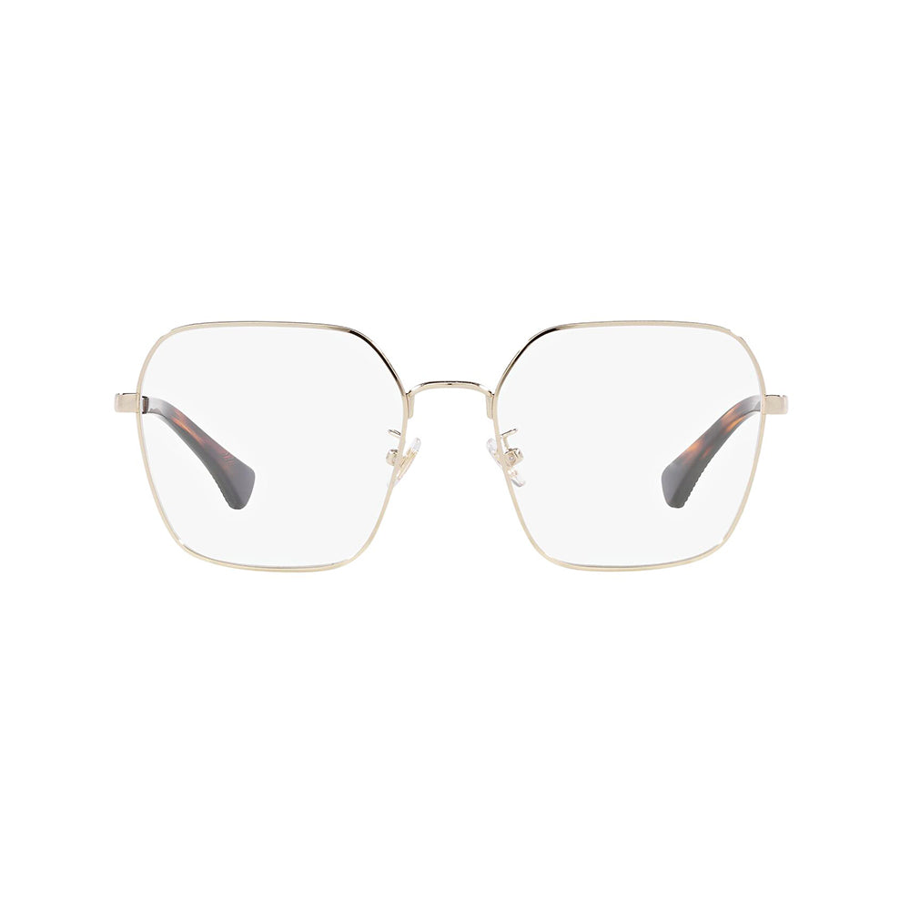 Gafas De Vista Ralph 6053 para mujer, metálica, forma de la montura irregular aro completo,  de color dorado.