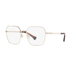 Gafas De Vista Ralph 6053 para mujer, metálica, forma de la montura irregular aro completo,  de color dorado.