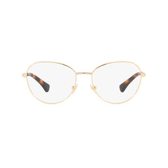 Gafas De Vista Ralph 6054 para mujer, metálica, de montura aro completo, de color dorado.