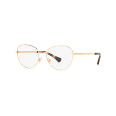 Gafas De Vista Ralph 6054 para mujer, metálica, de montura aro completo, de color dorado.