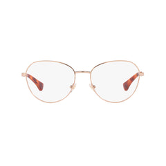 Gafas De Vista Ralph 6054 para mujer, metálica, de montura aro completo, de color oro rosa.