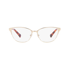 Gafas De Vista Ralph 6055 para mujer, metálica, forma de la montura cat eye aro completo, de color dorado.