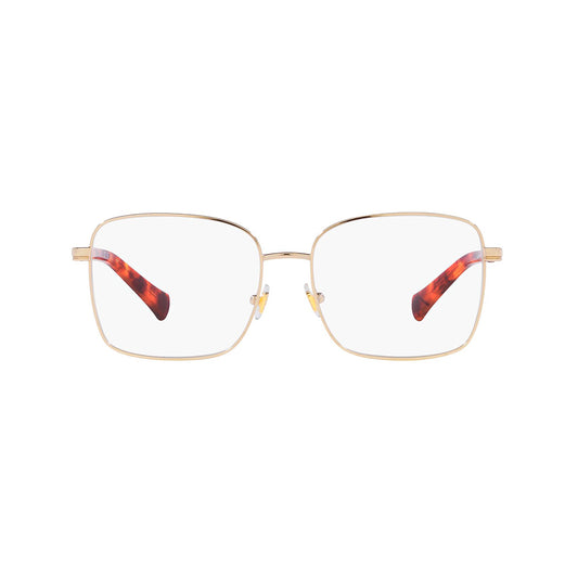 Gafas de Vista para Mujer Ralph 6056 - Metálica, montura cuadrada aro completo, de color dorado