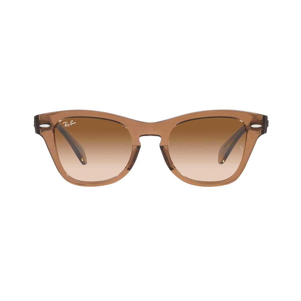 Gafas De Sol Ray-Ban 0707S unisex , en acetato, con montura de color café y lente color café