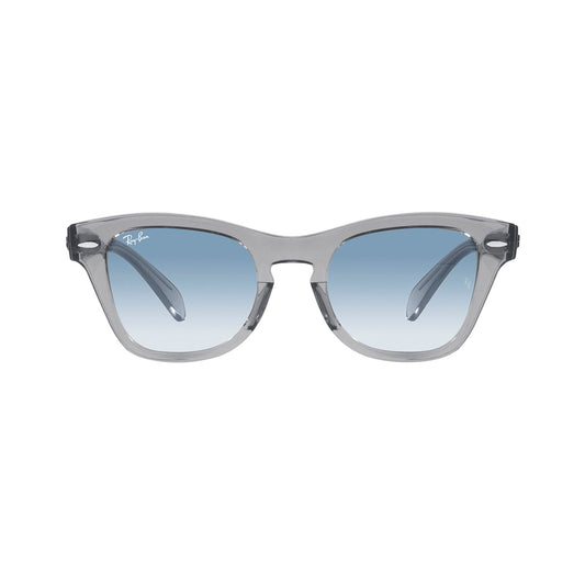 Gafas De Sol Ray-Ban 0707S unisex , en acetato, con montura de color gris y lente color azul