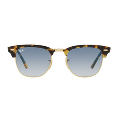 Gafas De Sol Ray-Ban 3016, unisex, en acetato, aro completo, en forma redonda, de color havana amarillo, con lente azul