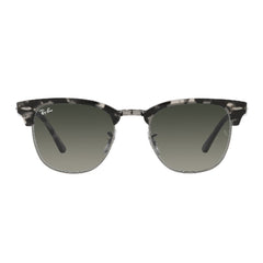 Gafas De Sol Ray-Ban 3016, unisex, en acetato, aro completo, en forma redonda, de color havana gris, con lente gris.