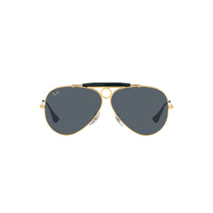 Gafas de Sol para Mujer y Hombre Ray-Ban 3138 - Metálicas color Dorado lente Azul.