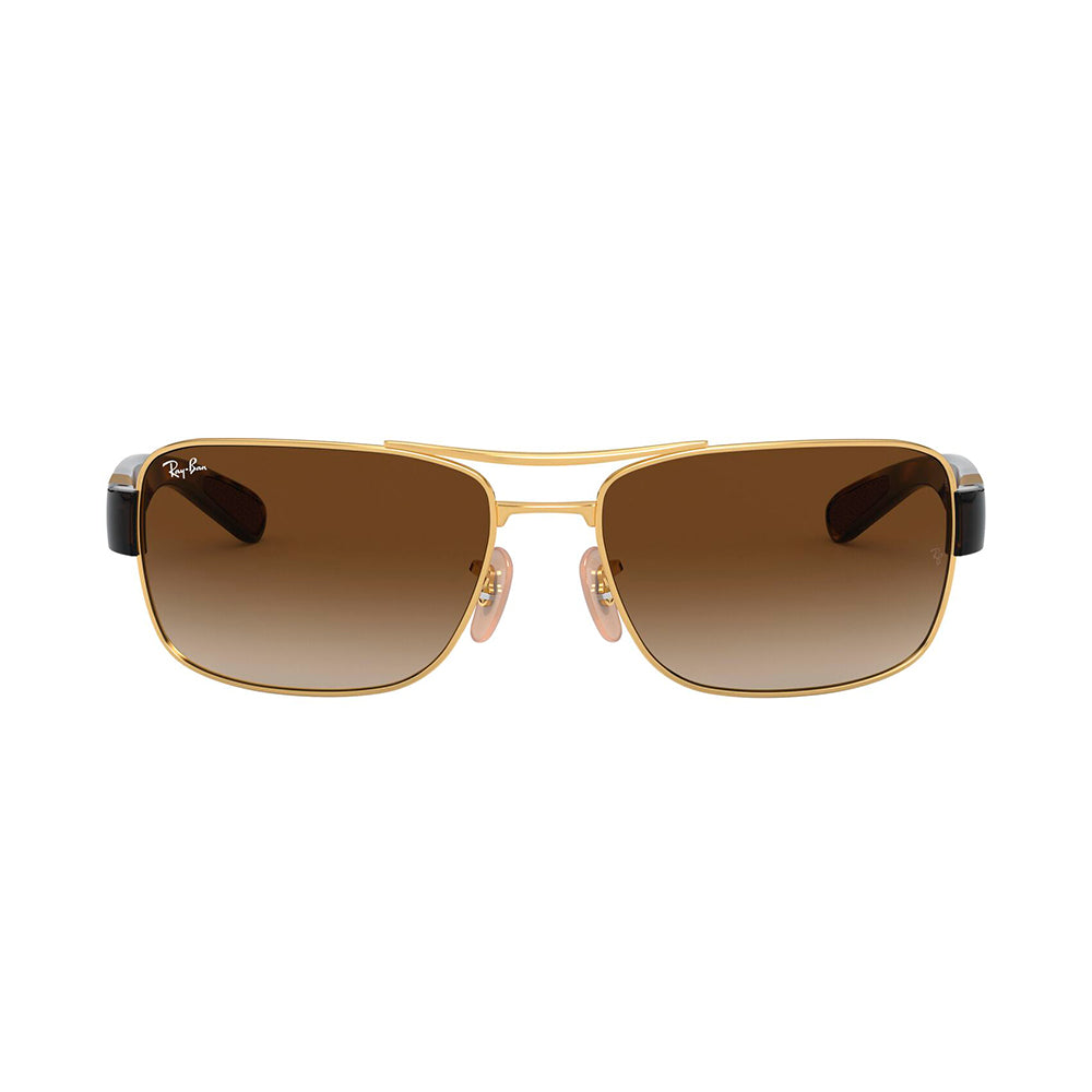 Gafas de Sol para Hombre Ray-Ban 3522 - En Acero color Dorado y Havana.