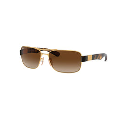 Gafas de Sol para Hombre Ray-Ban 3522 - En Acero color Dorado y Havana.