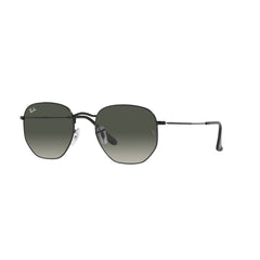 Gafas De Sol Ray-Ban 3548N para hombre y mujer, metálicas, aro completo, forma de ojo irregular, de color negro, con lente negro