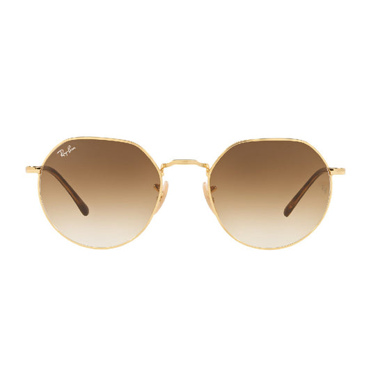 Gafas de Sol para Hombre Ray-Ban 3565 - Metálicas, Aro completo, de color Dorado, Lente Café.