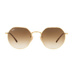 Gafas de Sol para Hombre Ray-Ban 3565 - Metálicas, Aro completo, de color Dorado, Lente Café.