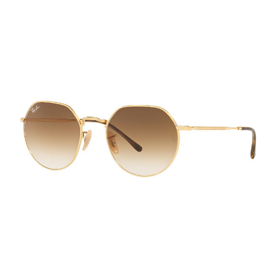 Gafas de Sol para Hombre Ray-Ban 3565 - Metálicas, Aro completo, de color Dorado, Lente Café.