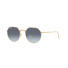 Gafas de Sol para Hombre Ray-Ban 3565 - Metálicas, Aro completo, color Dorado, Lente Gris