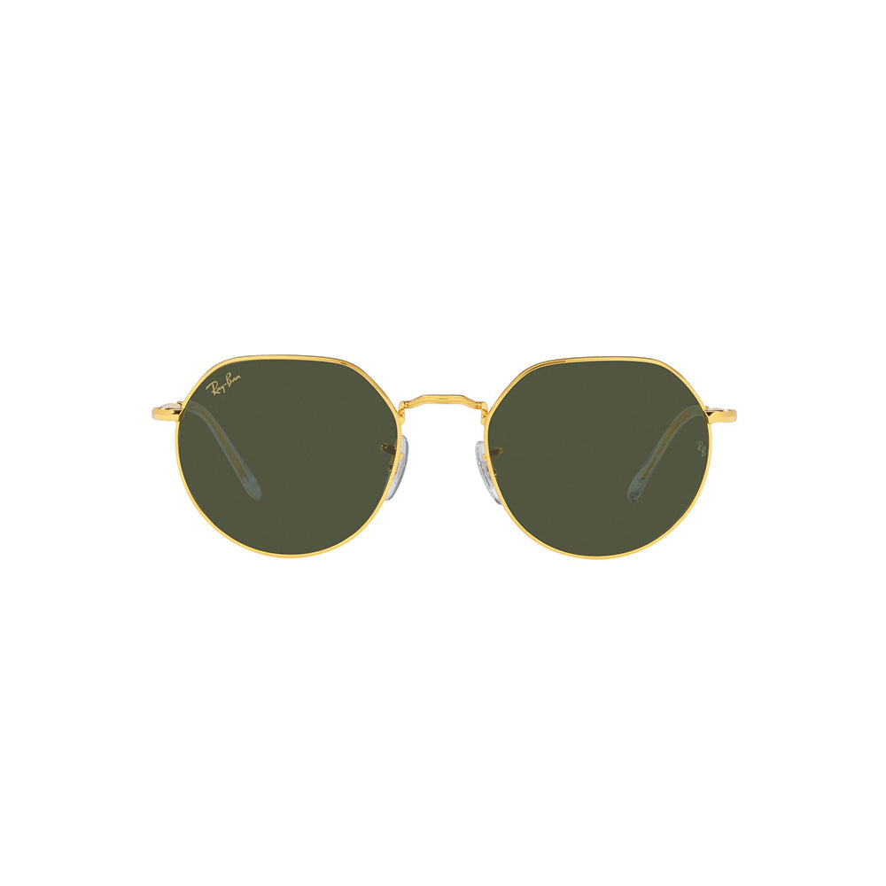 Gafas de Sol para Hombre Ray-Ban 3565 - Metálicas, Aro completo, color Dorado, Lente Verde.