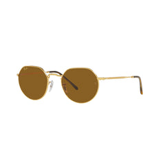 Gafas de Sol para Hombre Ray-Ban 3565 - Metálicas, Aro completo, color Dorado, Lente Café