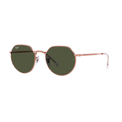 Gafas de Sol para Hombre Ray-Ban 3565 - Metálicas, Aro completo, color Oro Rosado, Lente Verde