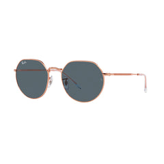 Gafas de Sol para Hombre Ray-Ban 3565 - Metálicas, Aro completo, color Oro Rosado, Lente Azul