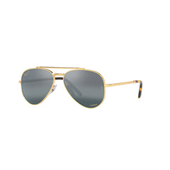 Gafas de Sol para Hombre Ray-Ban 3625 - Metálicas color Dorado / Azul Polarizado.