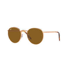 Gafas de Sol para Hombre Ray-Ban 3637 New Round 920233 - Metálicas color Oro Rosado