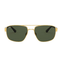 Gafas de Sol para Hombre Ray-Ban 3663 - En Acero color Dorado lente Verde.