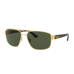 Gafas de Sol para Hombre Ray-Ban 3663 - En Acero color Dorado lente Verde.