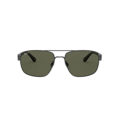 Gafas de Sol para Hombre Ray-Ban 3663 - En Acero color Gris lente Verde.