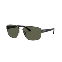 Gafas de Sol para Hombre Ray-Ban 3663 - En Acero color Gris lente Verde.