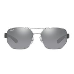 Gafas de Sol para Hombre y Mujer Ray-Ban 3672 - En acero, color Plateado