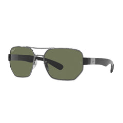 Gafas de Sol para Hombre y Mujer Ray-Ban 3672 - En acero, color Plateado y Verde.